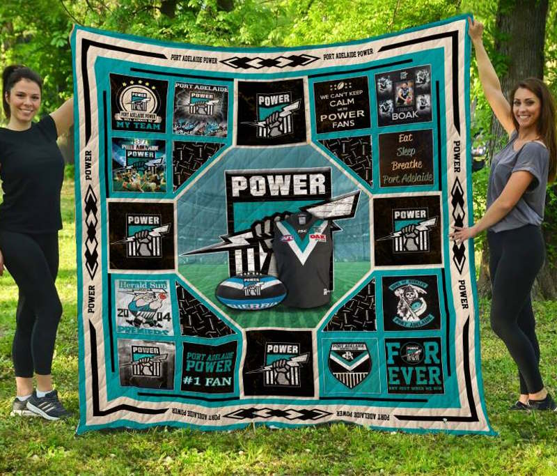 Port Adelaide Power 3D Quilt Blanket