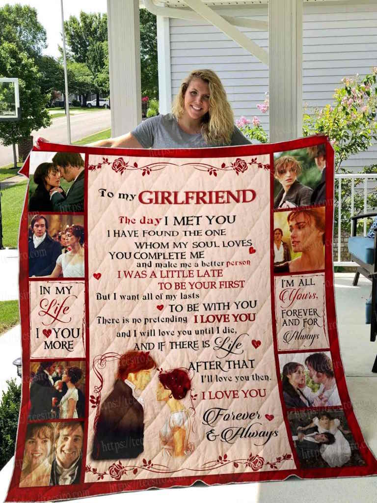 Pride And Prejudice Girlfriend 3D Quilt Blanket