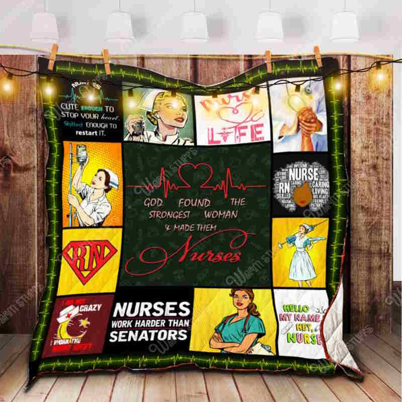 Proud To Be Nurse 3D Quilt Blanket