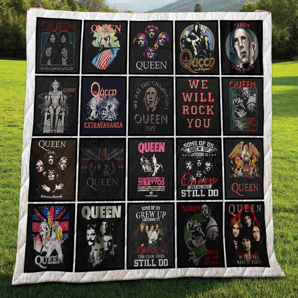 Queen Tshirt 3D Quilt Blanket