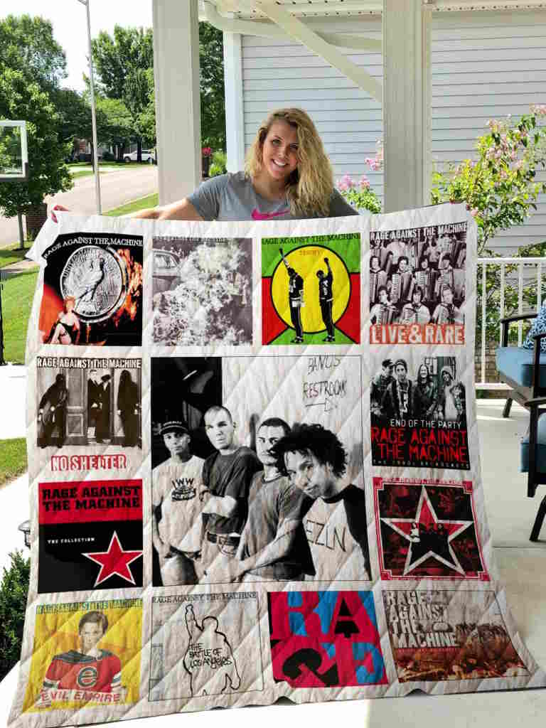 Rage Against The Machine Quilt Blanket