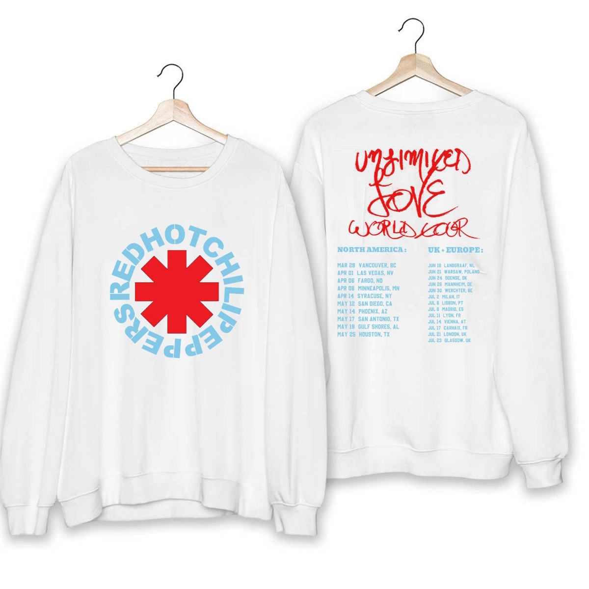 unlimited love usa tour hoodie