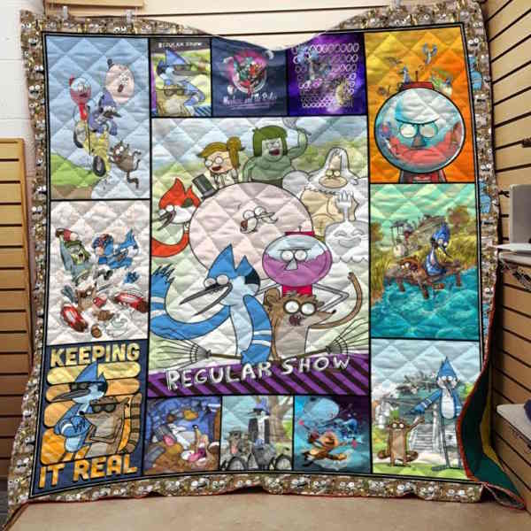 Regular Show 3D Quilt Blanket