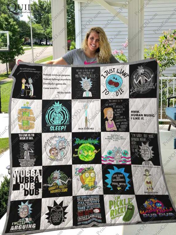 Rick And Morty 3D Quilt Blanket