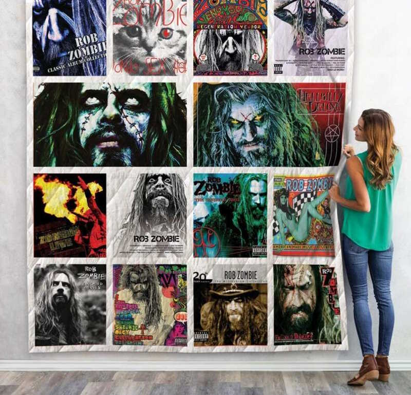 Rob Zombie Quilt Blanket