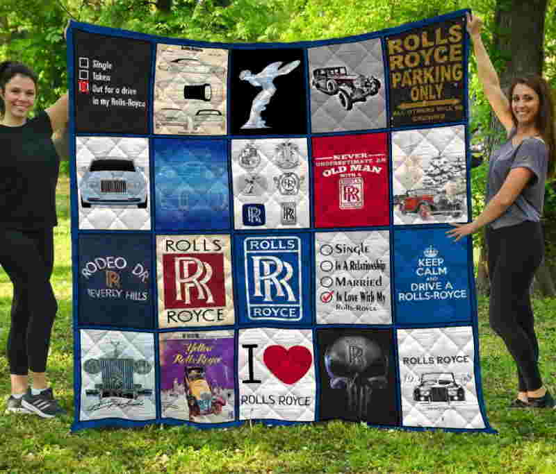 Rolls Royce 3D Quilt Blanket