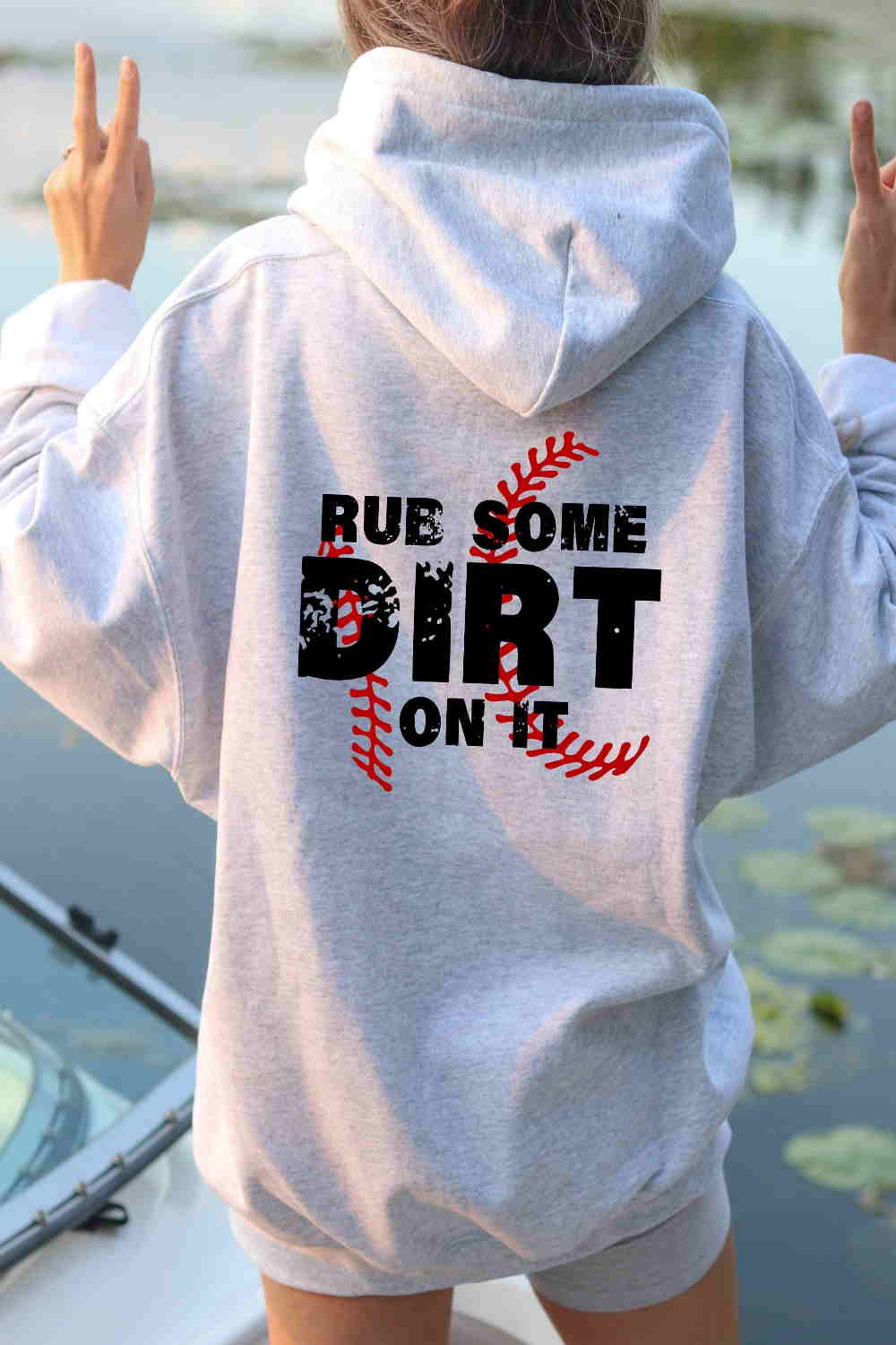 Rub Some Dirt On It Hoodie, Baseball Lover Hoodie