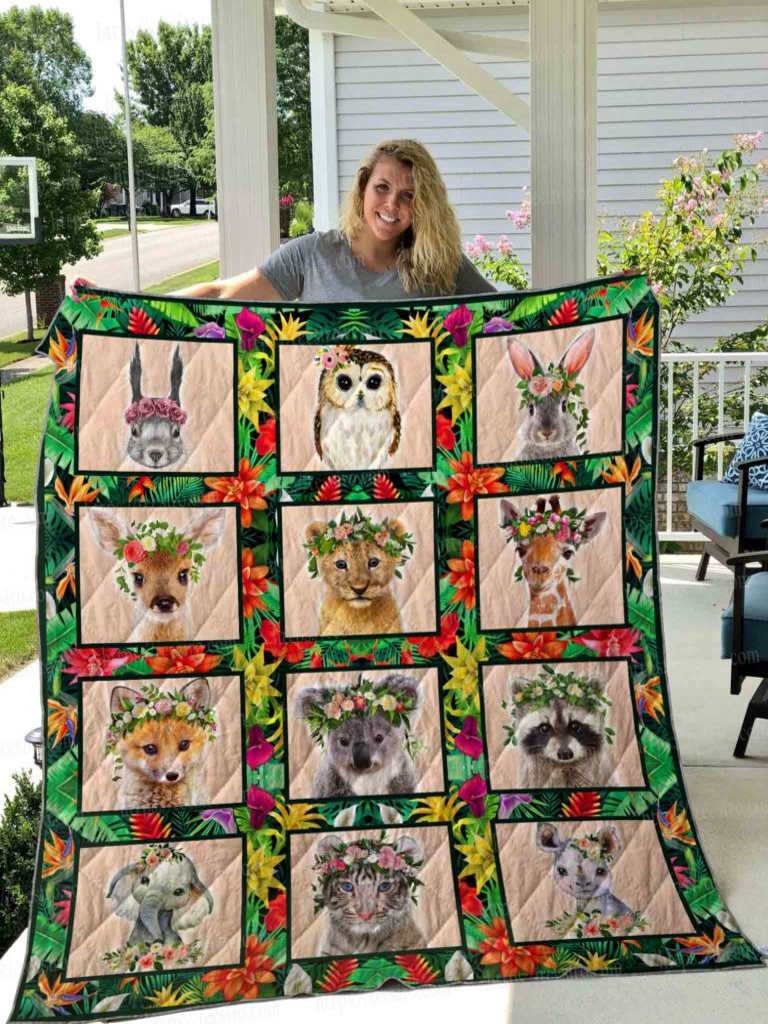 Safari 3D Quilt Blanket