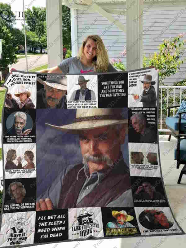 Sam Elliott 3D Quilt Blanket