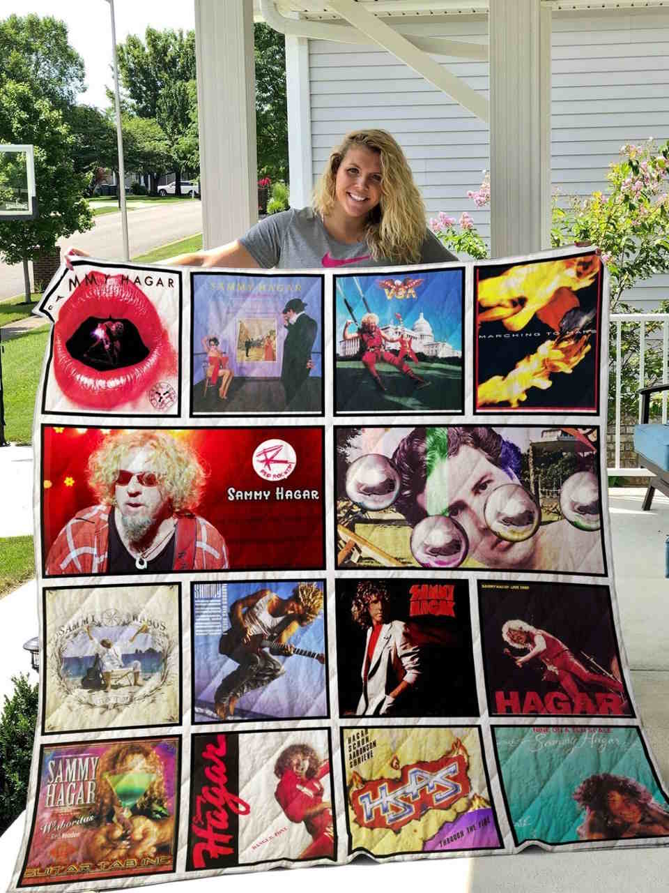 Sammy Hagar Quilt Blanket