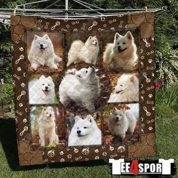 Samoyed Dog Lovers 3D Quilt Blanket