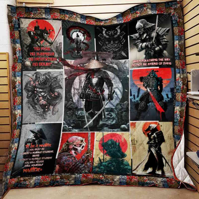 Samurai 3D Quilt Blanket