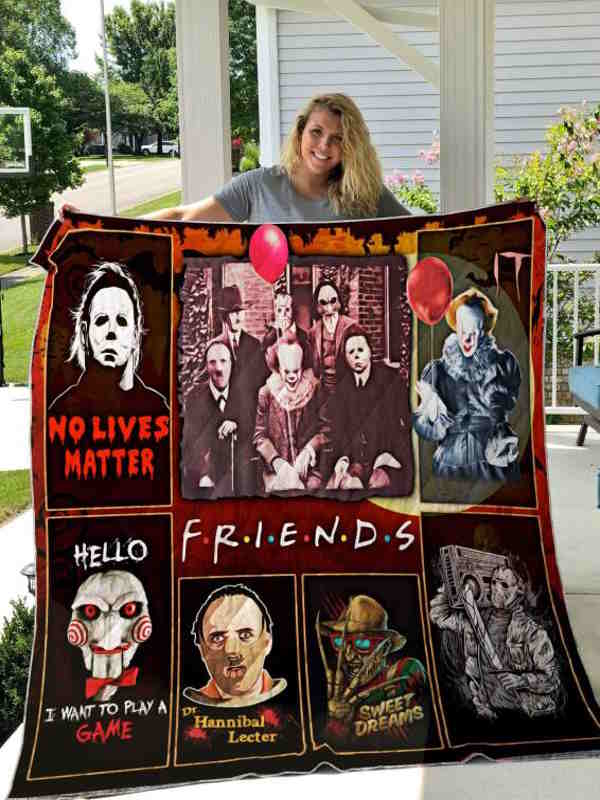 Scary Friends 3D Quilt Blanket