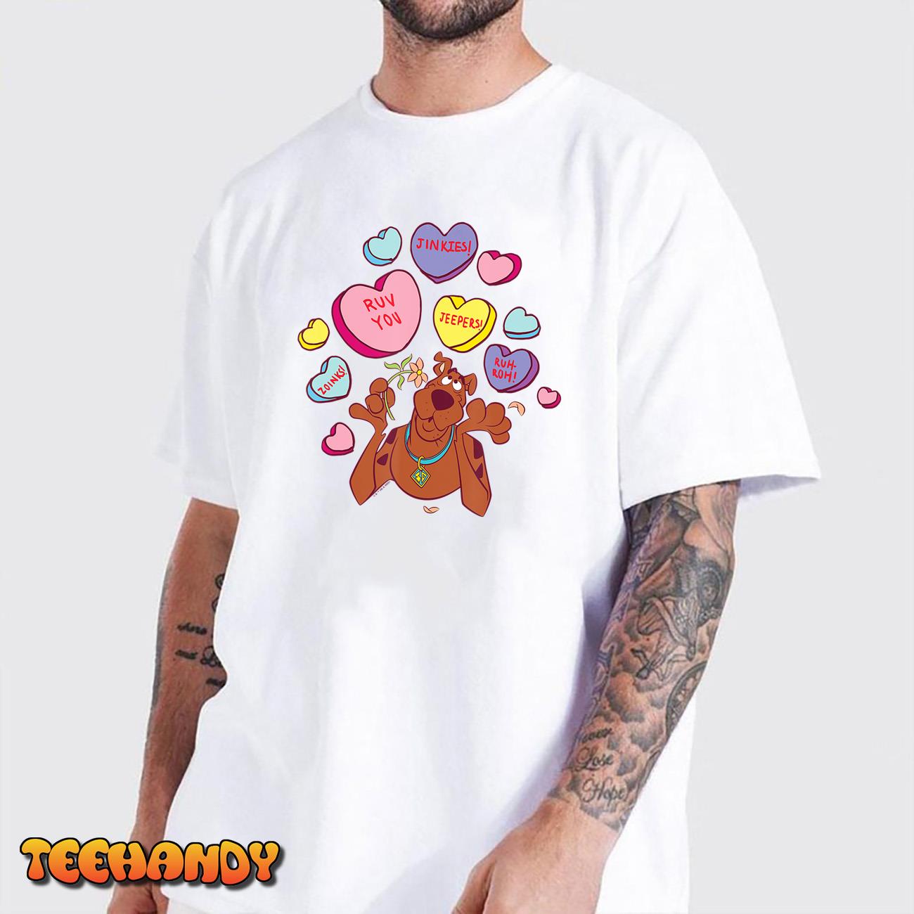 Scooby-Doo Valentine’s Day Heart Candy T-Shirt