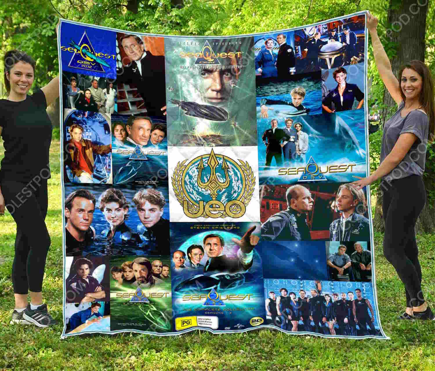 Seaquest Dsv Quilt Blanket