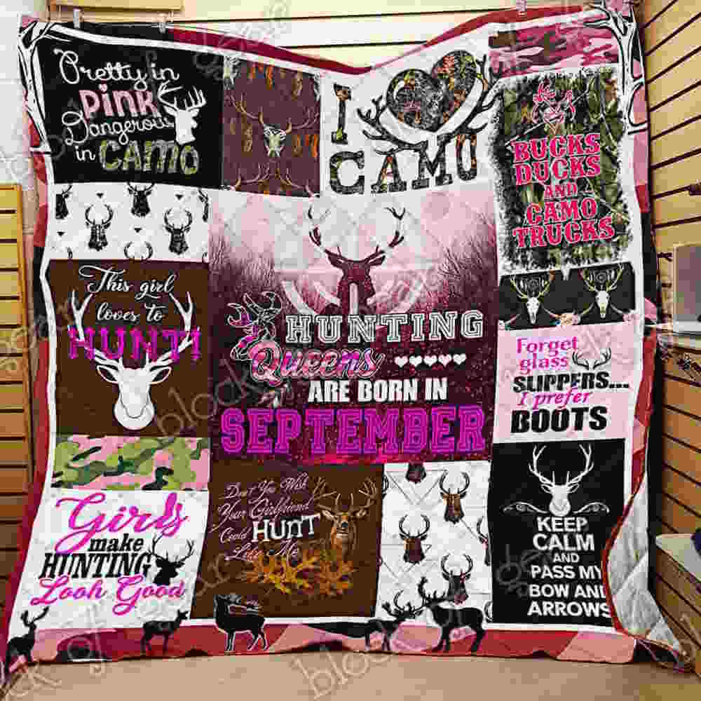 September Girls Hunting Queens 3D Quilt Blanket