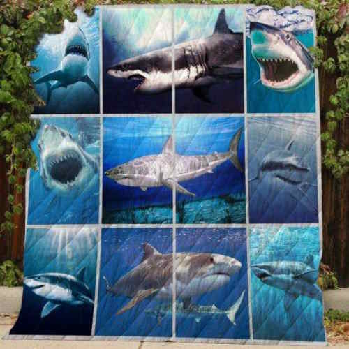 Shark 3D Quilt Blanket