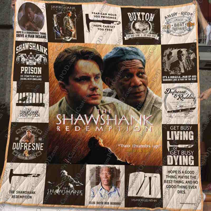 Shawshank Redemption Tshirt Quilt Blanket