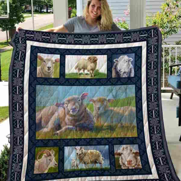 Sheep 3D Quilt Blanket