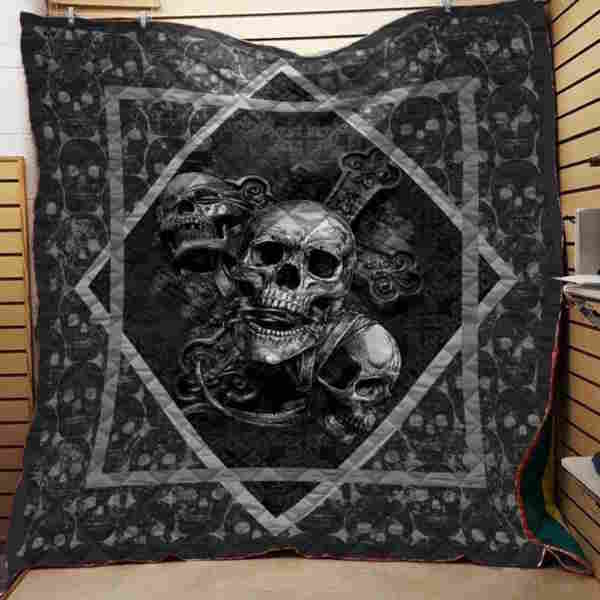 Skull  3D Quilt Blanket