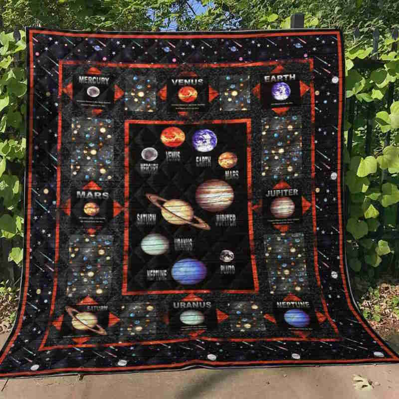 Solar 3D Quilt Blanket