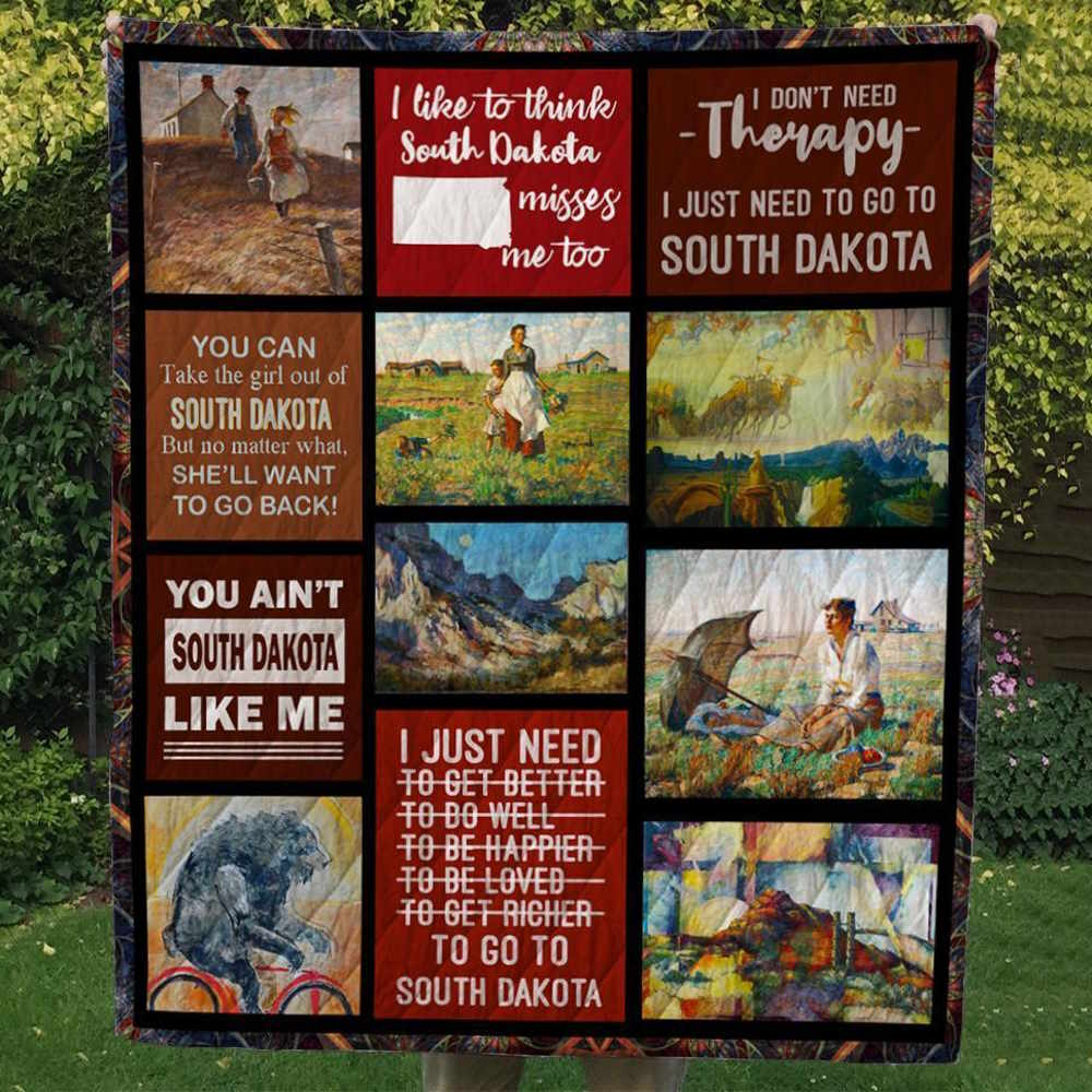 South 3D Quilt Blanket