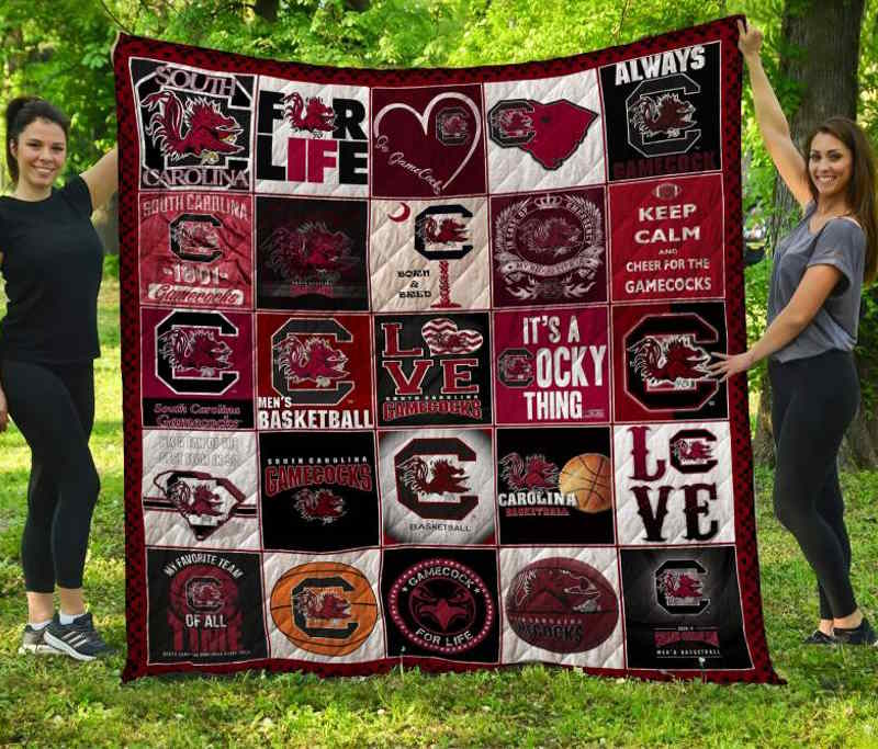 South Carolina Gamecocks 3D Quilt Blanket