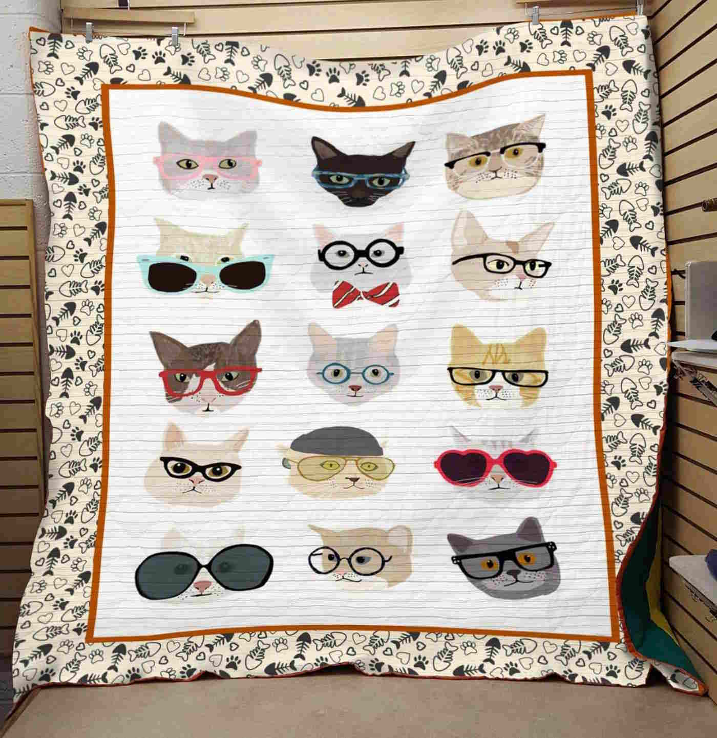 St Cat 3D Quilt Blanket