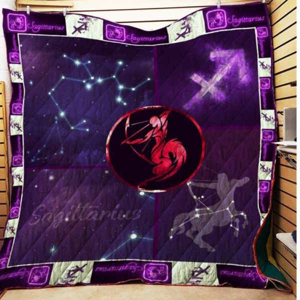 Star Sign Sagittarius 3D Quilt Blanket