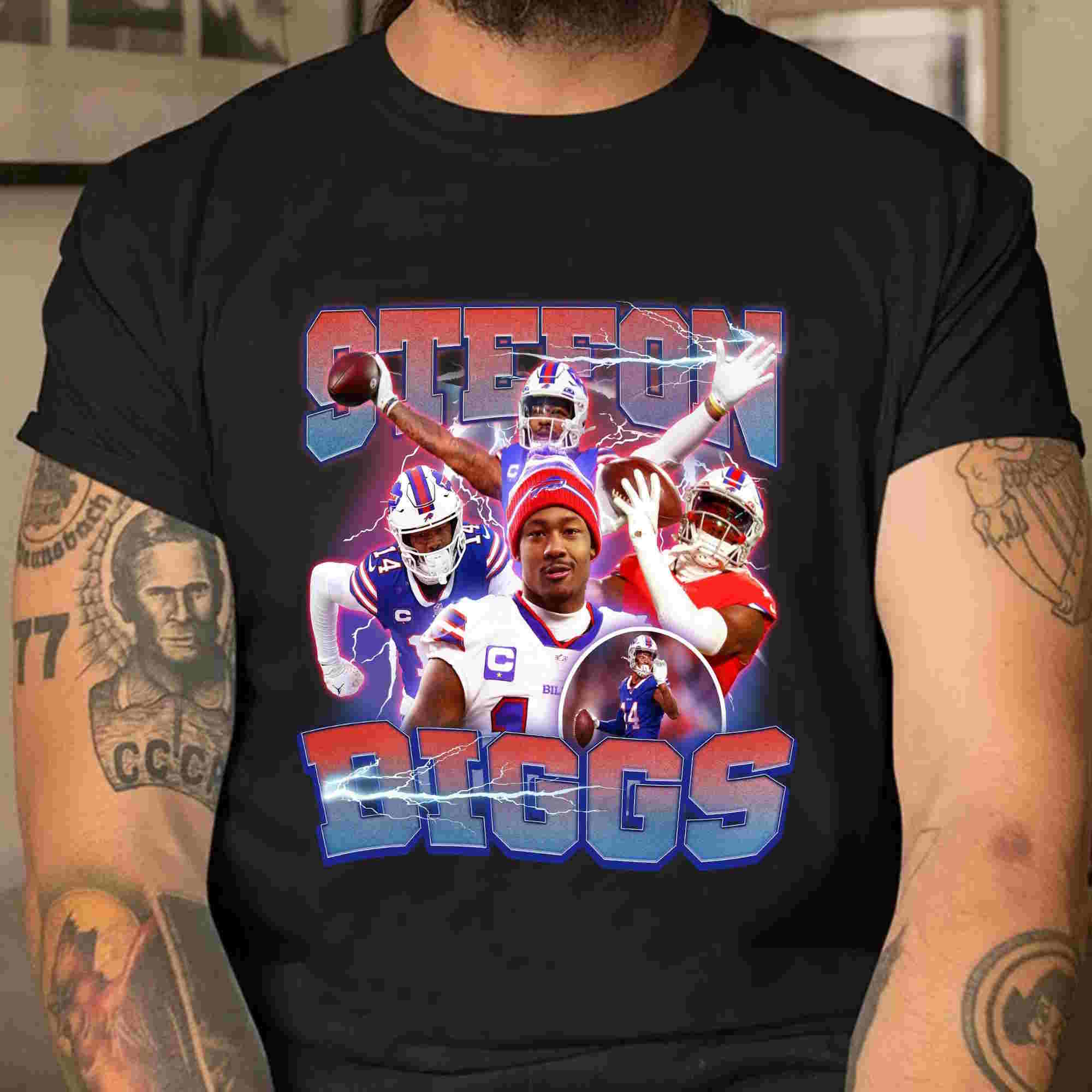 Stefon Diggs Buffalo Bills Unisex Shirt, Vintage 90s Stefon Diggs T Shirt