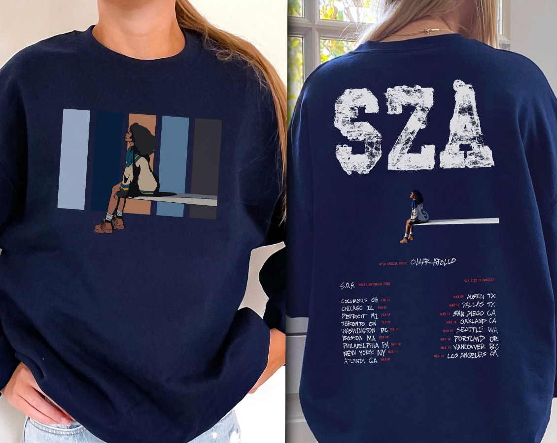 SZA SOS Tour 2023 Sweatshirt, Vintage SZA Shirt