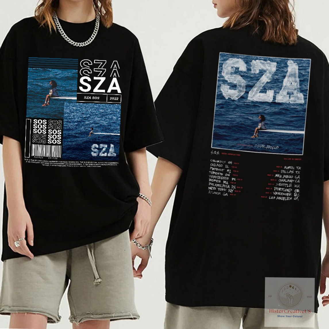 Sza The SOS North American Tour Shirt, SZA SOS Tour 2023 Shirt