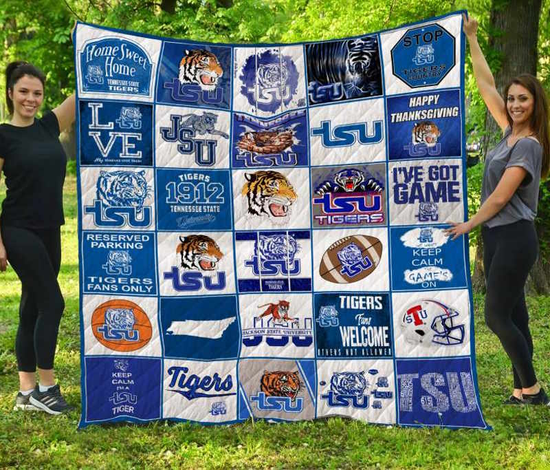 Tennessee State Tigers 3D Quilt Blanket