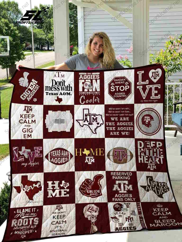 Texas A&ampM Aggies Quilt Blanket