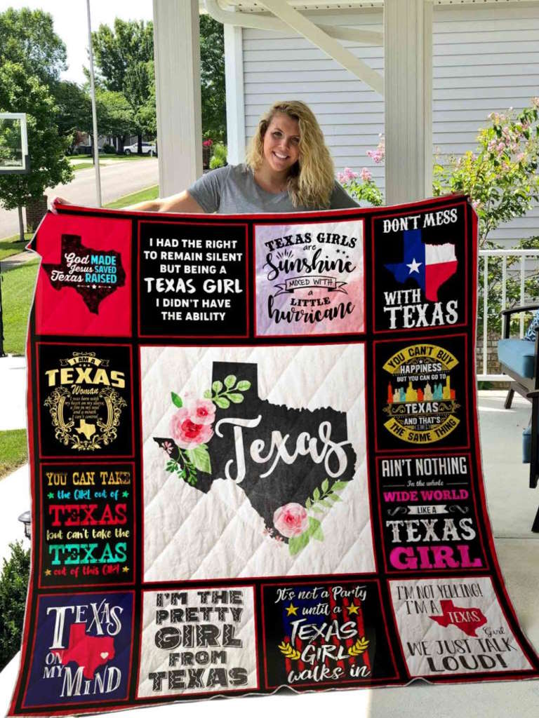 Texas Girl 3D Quilt Blanket