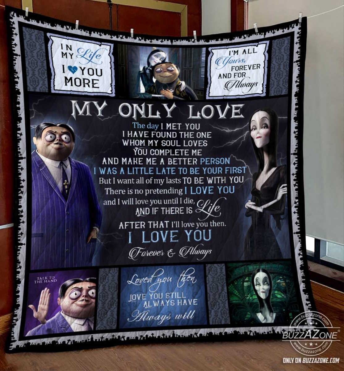 The Adams Family My Love All Of My Lasts Quilt Blanket