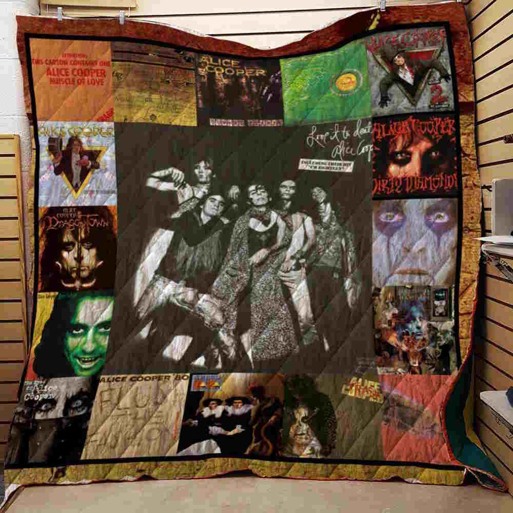 The Alice Cooper 3D Quilt Blanket