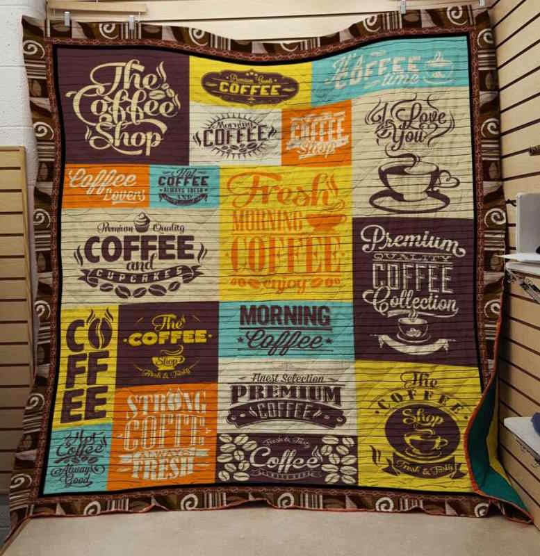 The Coffee Shop 3D Quilt Blanket