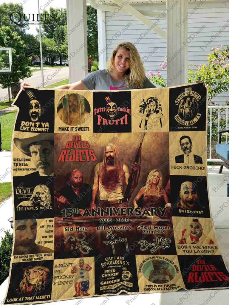 ADU- The Devil's Rejects 15th Anniversary Quilt Blanket – Printcustompod