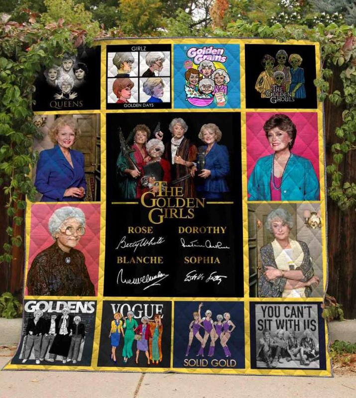 The Golden Girl 3D Quilt Blanket