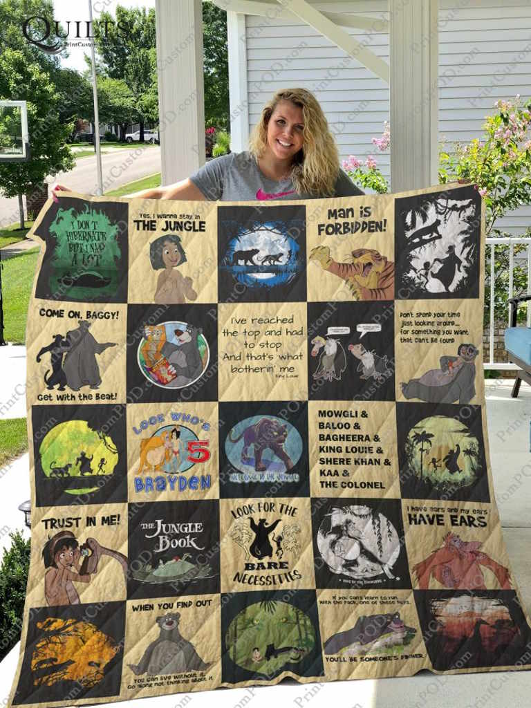 The Jungle Book 3D Quilt Blanket