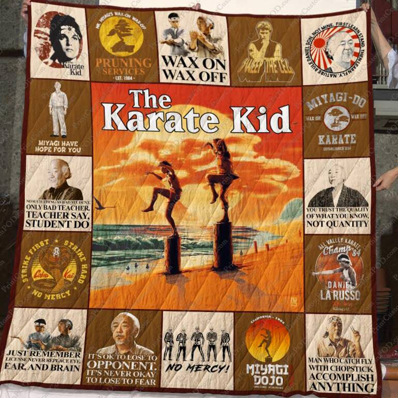 The Karate Kid 3D Quilt Blanket