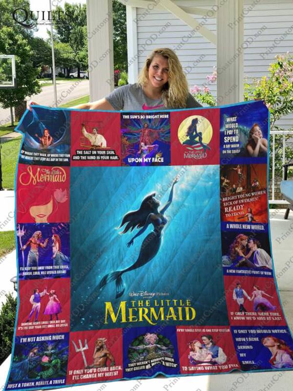 The Little Mermaid Musical 3D Quilt Blanket