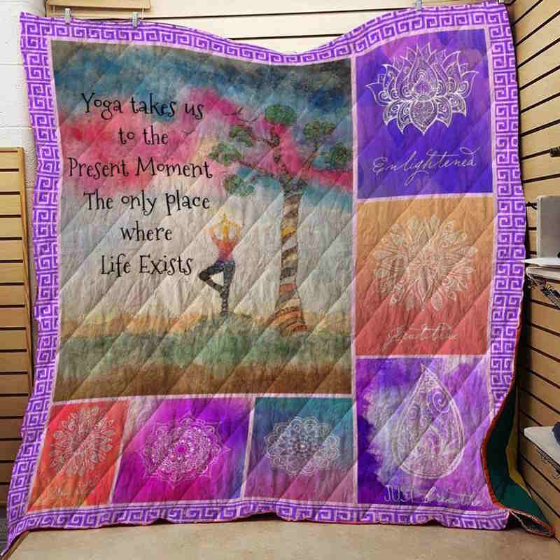 The Only Place Where Life Exists 3D Quilt Blanket