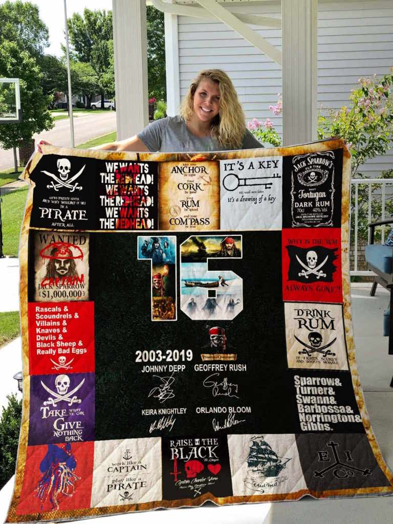 The Pirates Of Caribbean 3D Quilt Blanket