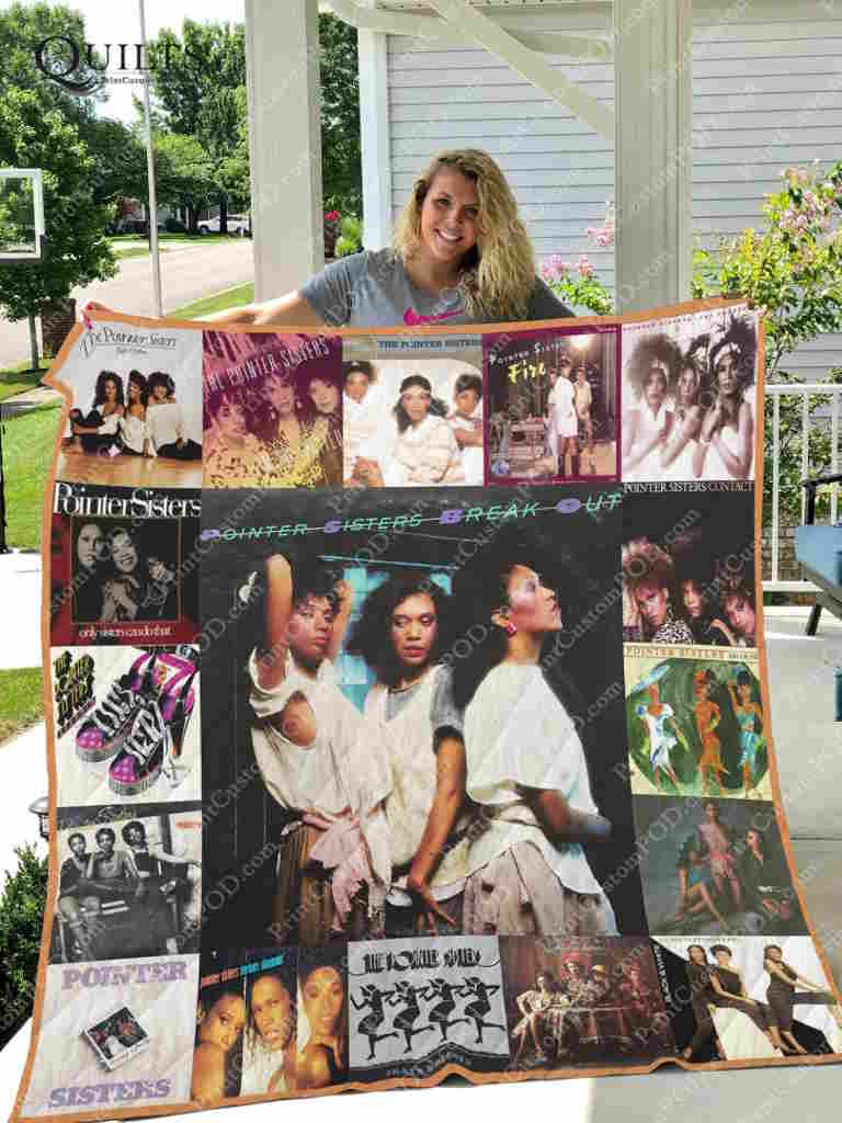 The Pointer Sisters Albums 3D Quilt Blanket