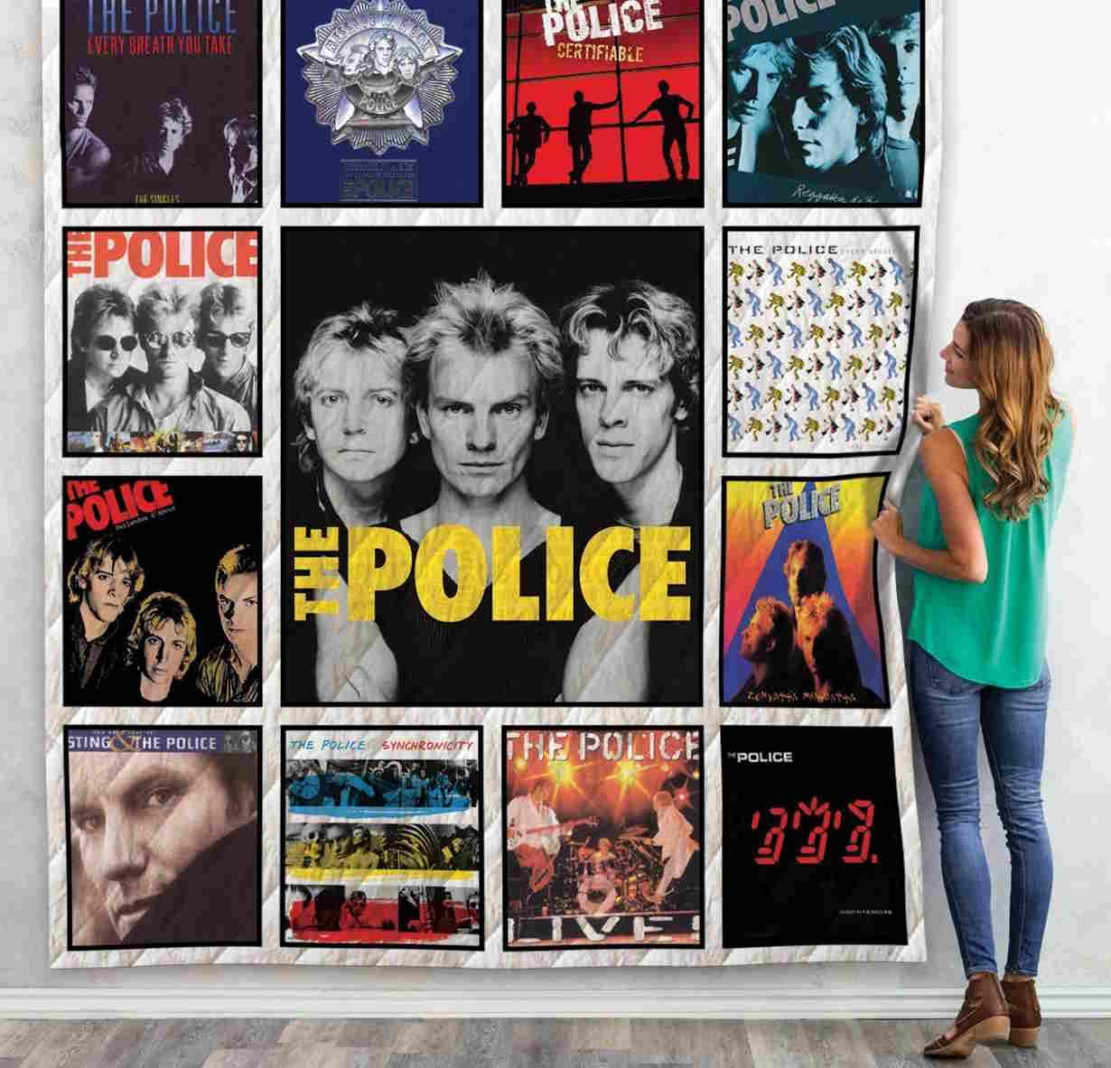 The Police Albums Quilt Blanket