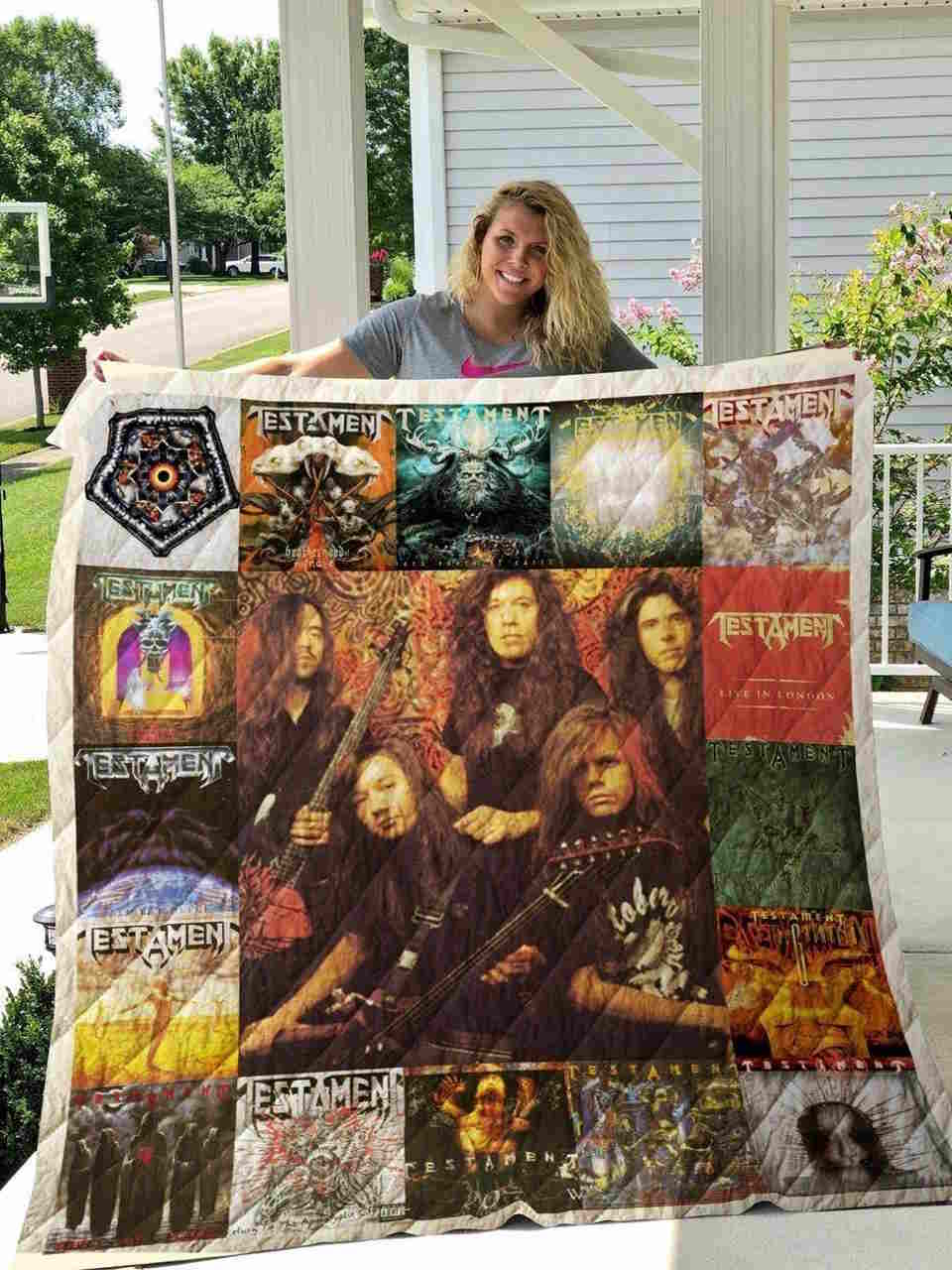 The Testament Albums 3D Quilt Blanket