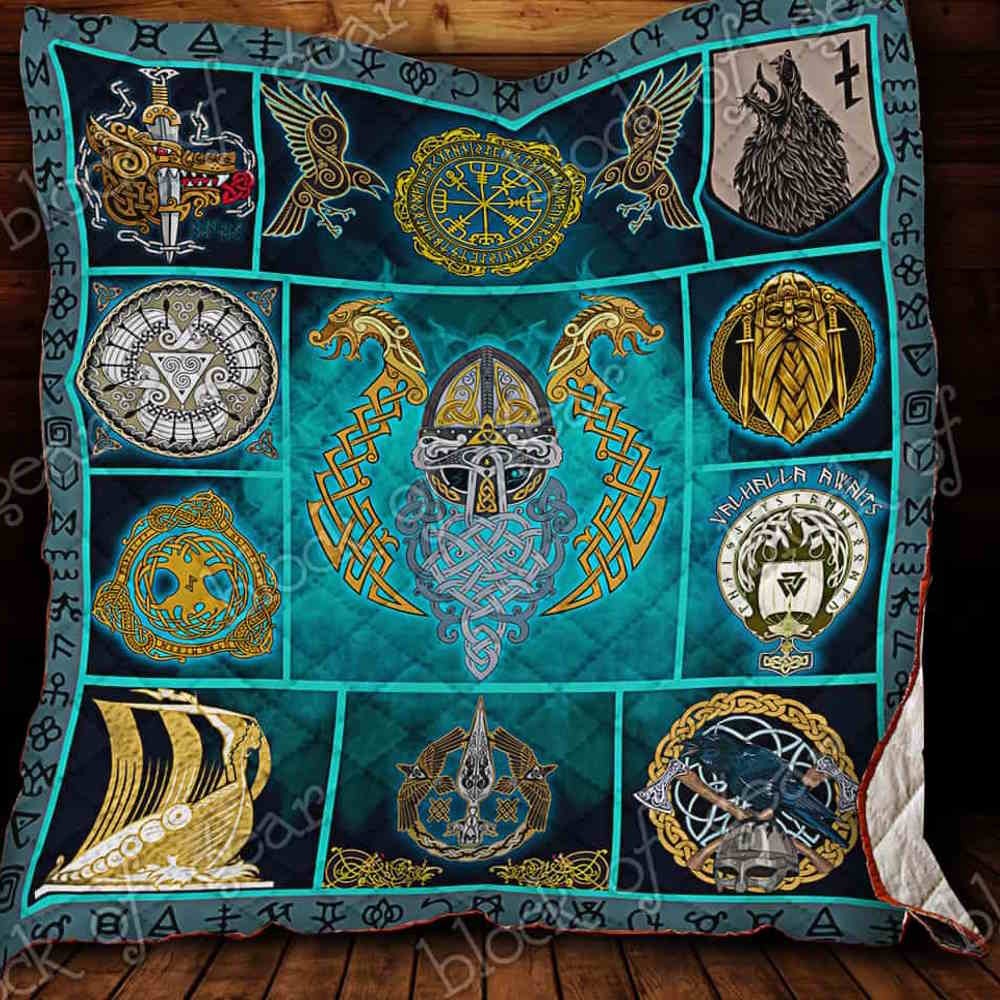 The Vikings Pirates 3D Quilt Blanket