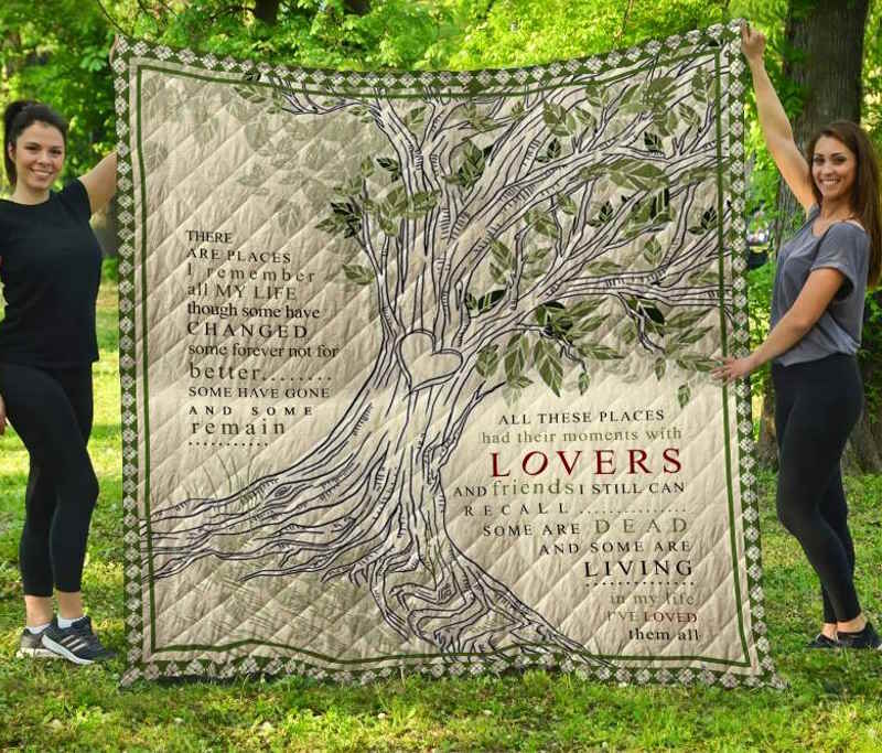 There Are Places 3D Quilt Blanket